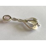 Pendant Silver Rose Quartz Healing Angel